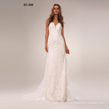 New Style Sexy Lace Backless Mermaid Wedding Dress
